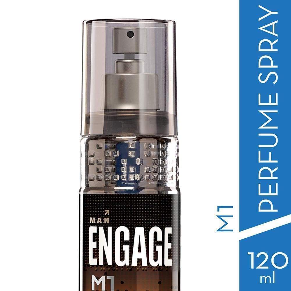 Engage M1 Perfume for Men, Citrus and Woody Fragrance Skin Friendly Long Lasting (120 ml)