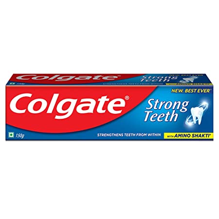 Colgate Strong Teeth Anticavity Toothpaste with Cavity Protection, 150g