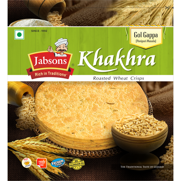 Jabsons Khakhra Golgappa - 180gm