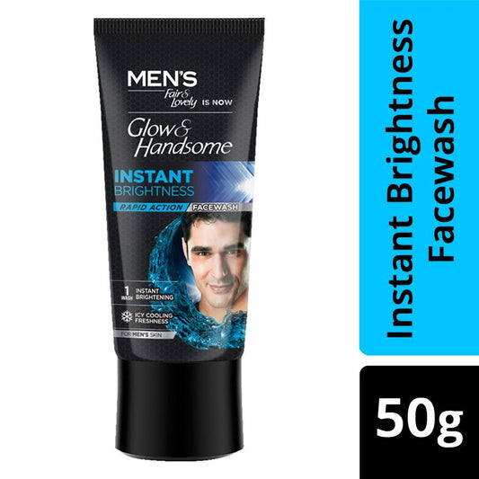 Glow & Handsome Instant Brightness Rapid Action Face Wash for Men