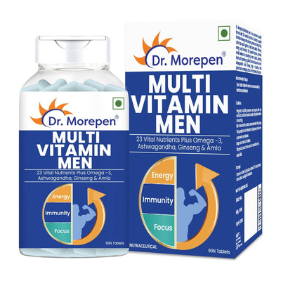 Dr Morpen Testo Boost And Multivitamin Men -With Omega 3 & Herbs /Energy & Immunity Booster