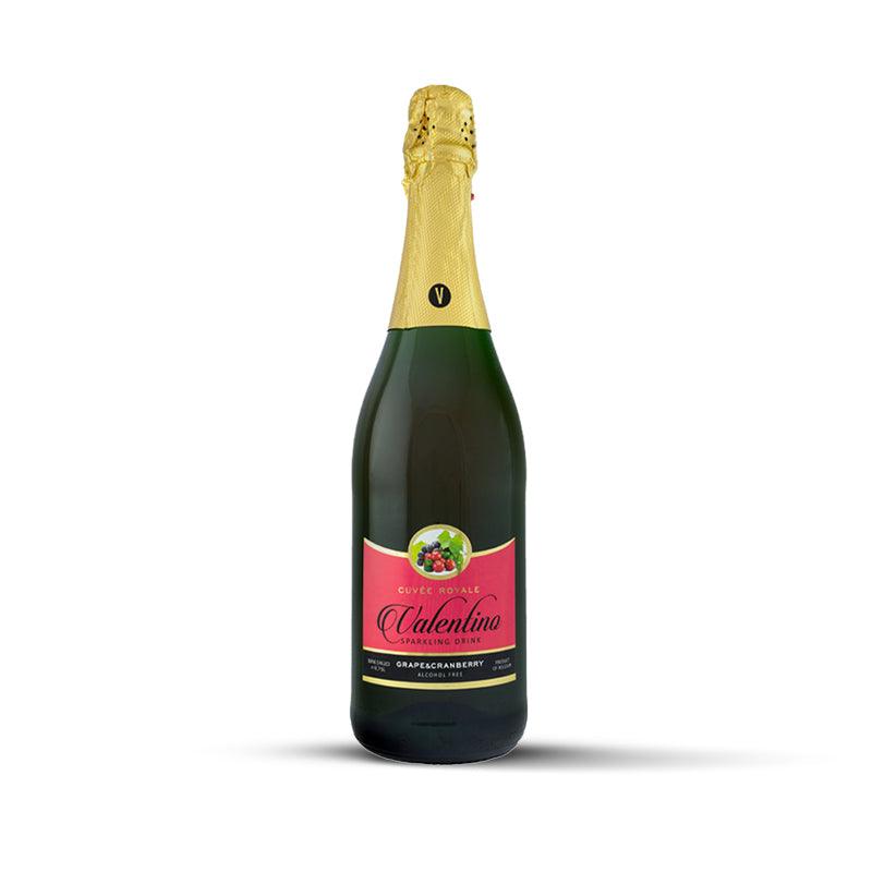 Sparkling Grape And Cranberry Drink