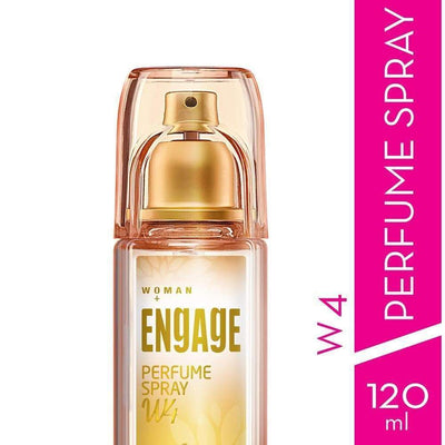 Engage W4 Perfume Spray For Women Fruity & Floral Skin Friendly (120 ml)