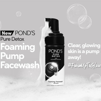 Pond's Ponds Pure Detox Foaming Pump Facewash - 150 ml