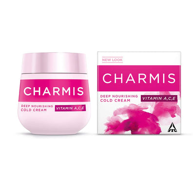 Charmis Deep Nourishing Cold Cream - 100 ml with Free Charmis Vitamin C Facewash - 50 ml