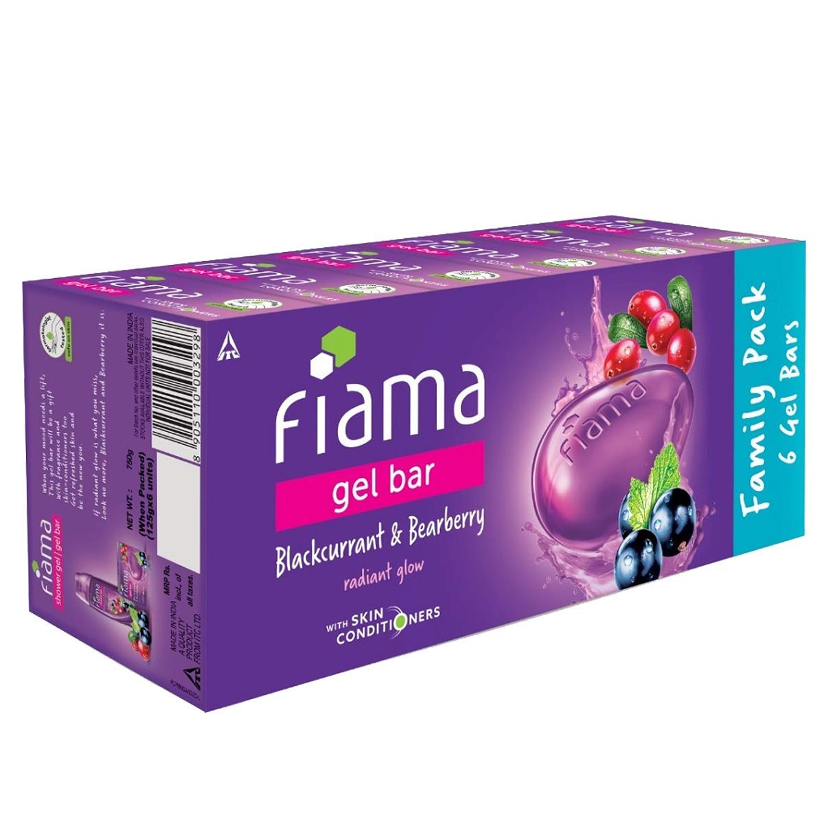 Fiama Gel Blackcurrant & Bearberry Bar