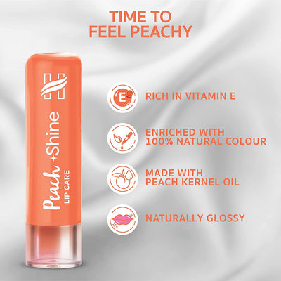 Himalaya Peach Shine Lip Care - 4.5 gms