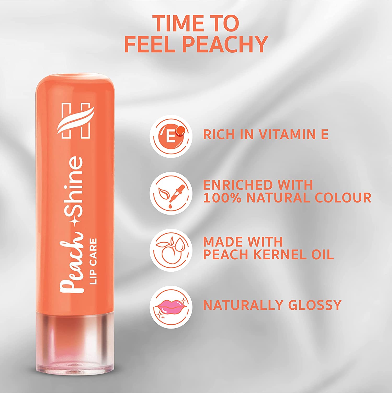 Himalaya Peach Shine Lip Care - 4.5 gms
