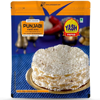 Yash Punjabi Extra Spicy Papad | 400 Gms