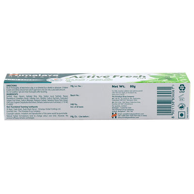 Himalaya Active Fresh Gel Toothpaste - 80 gms