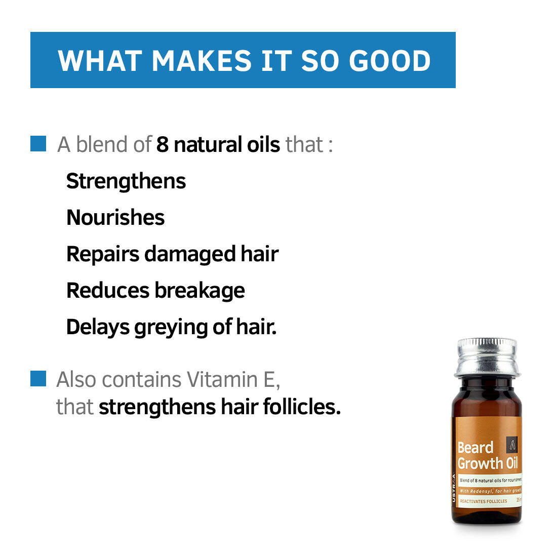 Ustraa Beard Growth Oil (35 ml)