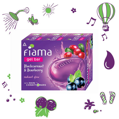 Fiama Gel Blackcurrant & Bearberry Bar