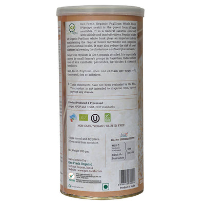 Geo-Fresh Organic Psyllium Whole Husk