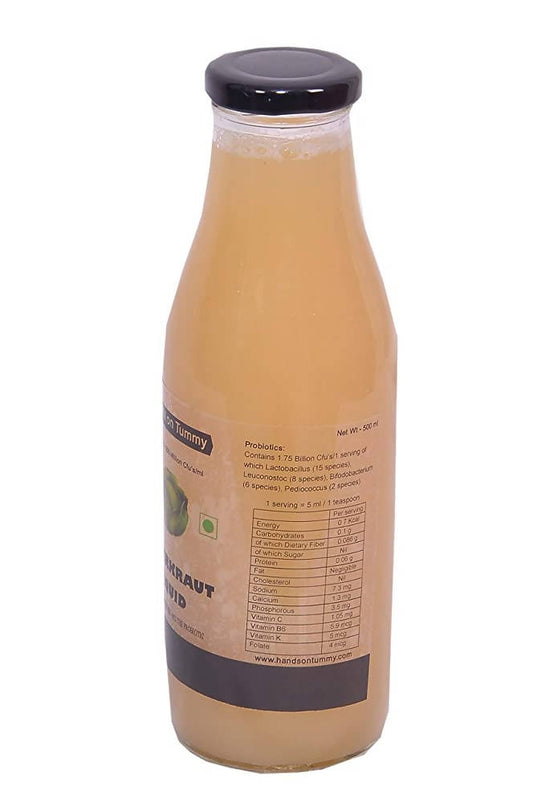 Hands On Tummy Sauerkraut Liquid (Juice)