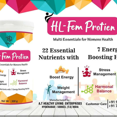 Healthy Living HL - Fem Protein Powder for Women