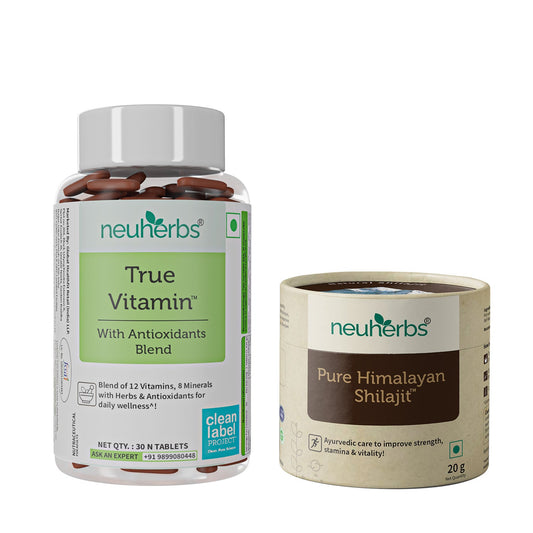 Men's Wellness Combo: True Vitamin & Pure Himalayan Shilajit