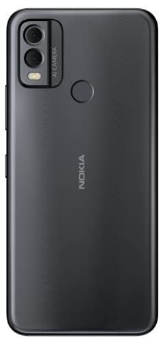 Nokia C22 | 3-Day Battery Life | 4GB RAM (2GB RAM + 2GB Virtual RAM) | 13 MP Dual Rear AI Camera with Night & Portrait Mode | IP52 | Charcoal