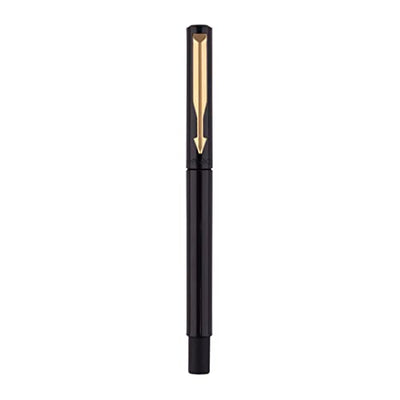 Parker Vector Standard  Gold Trim  Roller Ball Pen - Blue Ink, Pack Of 1