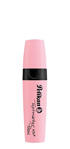 Pelikan Pastel Highlighter Marker, Chisel Tip, Aqua Turquoise, Light Yellow, Lightpink, Lavender, Soft Orange, Meadow Green, Pack of 6