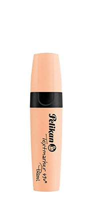 Pelikan Pastel Highlighter Marker, Chisel Tip, Aqua Turquoise, Light Yellow, Lightpink, Lavender, Soft Orange, Meadow Green, Pack of 6