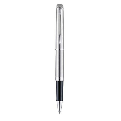 Waterman Hemisphere Stainless Steel Chrome Trim Roller Ball Pen