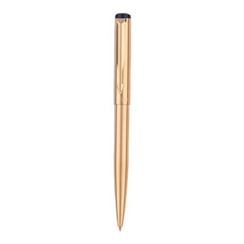 Parker Vector Chrome Trim Stainless Steel Gold Ball Pen - Blue Ink, Pack Of 1