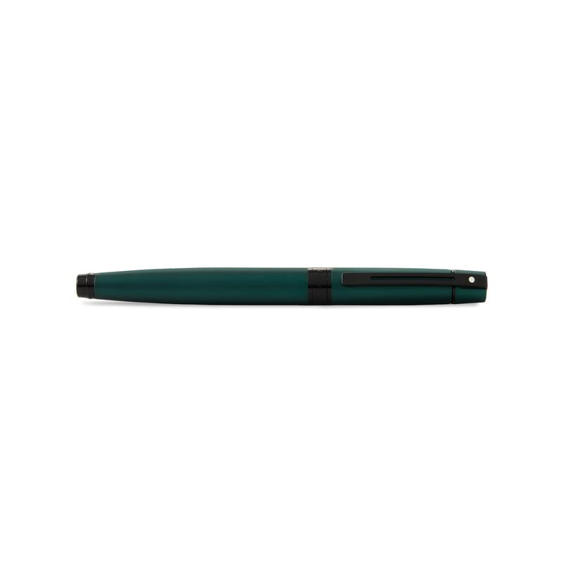 Sheaffer Gift 300 Lacquer Fountain Pen Matte Green with Polished Black Trim | Medium Nib | Premium Pen Gift Set