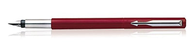 Parker Vector Standard Chrome Trim Fountain Pen - Blue Ink, Pack Of 1