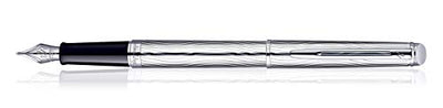 Waterman Hemisphere Dlx Metal CT FP Pen(Fine Nib)