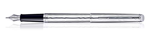 Waterman Hemisphere Dlx Metal CT FP Pen(Fine Nib)