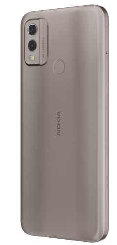 Nokia C22 | 3-Day Battery Life | 4GB RAM (2GB RAM + 2GB Virtual RAM) | 13 MP Dual Rear AI Camera with Night & Portrait Mode | IP52 | Sand