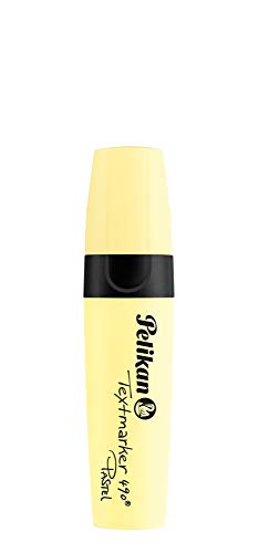 Pelikan Pastel Highlighter Marker, Chisel Tip, Aqua Turquoise, Light Yellow, Lightpink, Lavender, Soft Orange, Meadow Green, Pack of 6