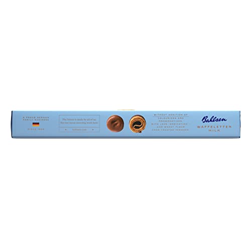 Bahlsen Wafers Whole Milk Wafer Thin Waffles With Milk Chocolate 100g
