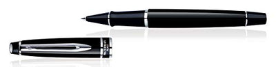 Waterman Expert Black Chrome Trim Roller Ball Pen