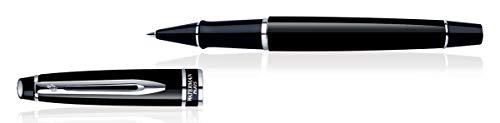 Waterman Expert Black Chrome Trim Roller Ball Pen
