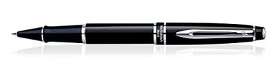 Waterman Expert Black Chrome Trim Roller Ball Pen