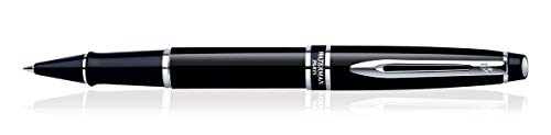 Waterman Expert Black Chrome Trim Roller Ball Pen