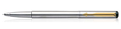 Parker Moments Vector Gold Trim Roller Ball Pen - Blue Ink, Pack Of 1