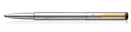 Parker Moments Vector Gold Trim Roller Ball Pen - Blue Ink, Pack Of 1
