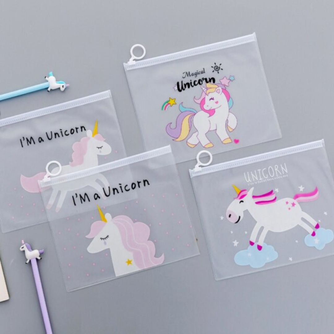 A5 Designer Zipper Pouch  ( Pack of 1 )