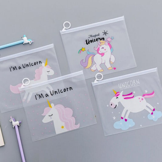 A5 Designer Zipper Pouch  ( Pack of 1 )