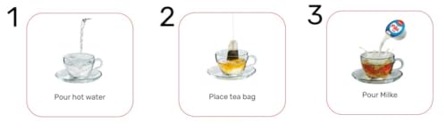 D'LECTA Milke, No Preservatives (100 Cups of 10g Each)
