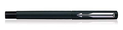 Parker Vector Matte Black Chrome Trim Fountain Pen - Black Ink, Pack Of 1
