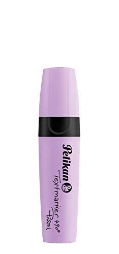 Pelikan Pastel Highlighter Marker, Chisel Tip, Aqua Turquoise, Light Yellow, Lightpink, Lavender, Soft Orange, Meadow Green, Pack of 6