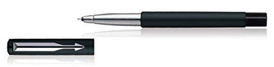 Parker Vector Matte Black Roller Ball Pen - Blue Ink, Pack Of 1