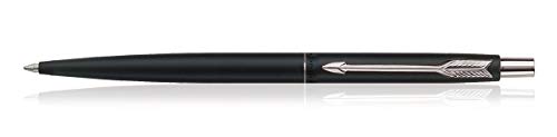 Parker Classic Matte Black Chrome Trim Ball Pen - Blue Ink, Pack Of 1