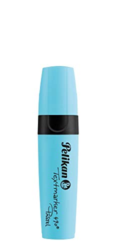 Pelikan Pastel Highlighter Marker, Chisel Tip, Aqua Turquoise, Light Yellow, Lightpink, Lavender, Soft Orange, Meadow Green, Pack of 6