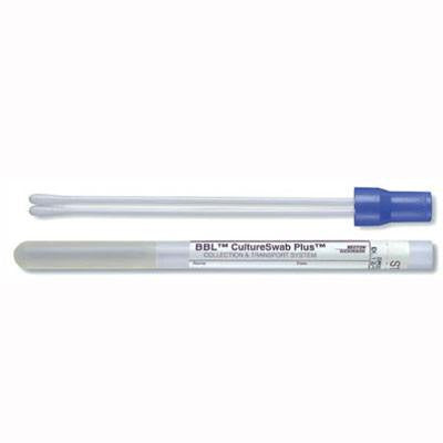 BD BBL CultureSwab Plus Amies Gel without Charcoal, Double Swab, 50/Box