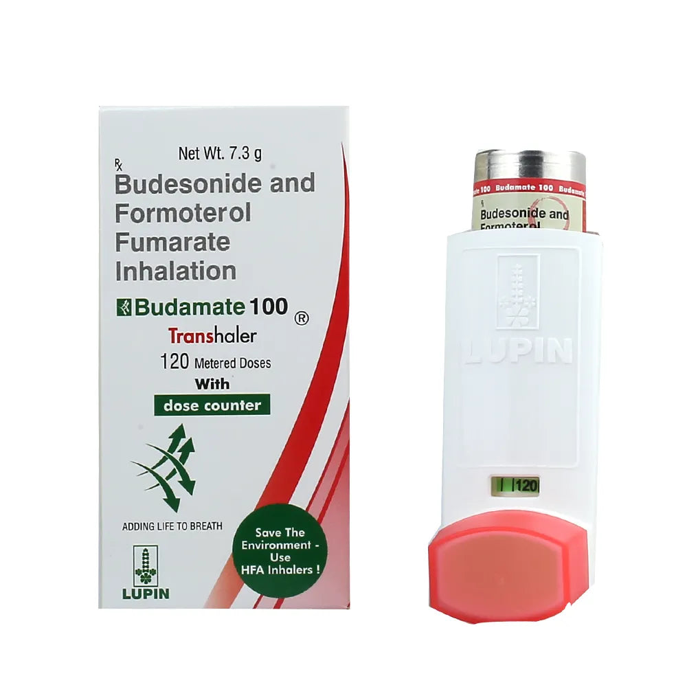 Budamate 100 Transhaler - 120 MDI