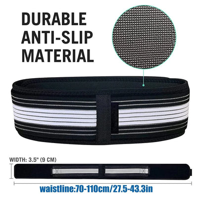 Sacroiliac SI Joint Hip Belt – Relief For Sciatica & Lower Back Pain | Anti-Slip